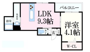 御影駅 徒歩5分 4階の物件間取画像